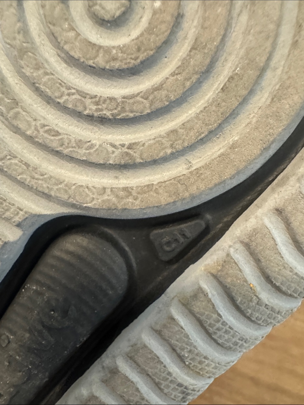 Native Kids Black Sandals with Light Gray Straps - Picture 5 of 5